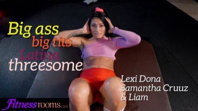Lexi Dona - Lexi - Lexi Dona & her ebony gym buddy get wild with big dicks & big boobs - sexu.com - Colombia